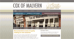 Desktop Screenshot of coxofmalvern.co.uk